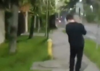 Andrés Barros Vicuña se llama el protagonista del viral donde se destruye un grifo en Las Condes