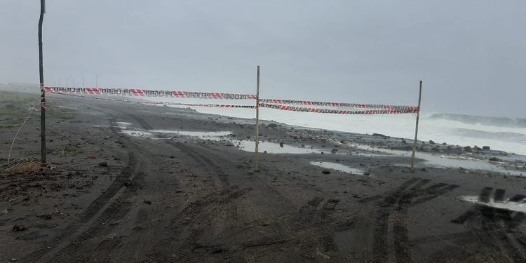 SENAPRED Ñuble mantiene alerta roja en Coelemu por inundación en zona costera
