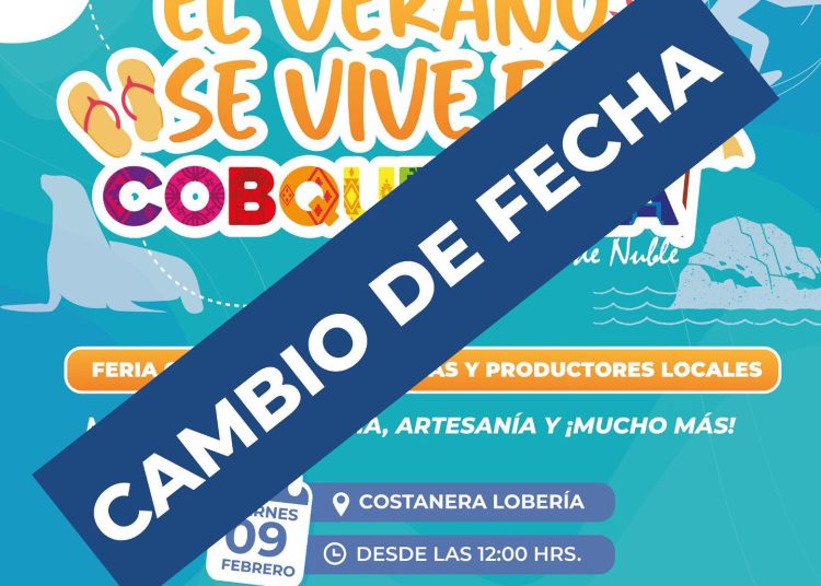 Show «El verano se vive en Cobquecura» fue reagendado para el próximo viernes 16