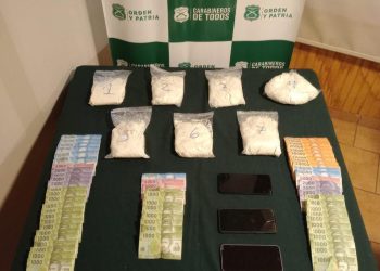 A la altura de San Nicolás: Carabineros del OS7 Ñuble detuvo a 5 sujetos con droga en controles vehiculares en la 5 Sur