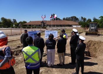 Inician construcción de punto de posada para helicópteros en Cuna de Prat en Ninhue