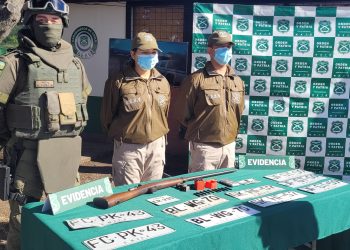 Carabineros desbarata banda dedicada al desarme y venta de piezas de vehículos robados en Chillán Viejo y Quirihue