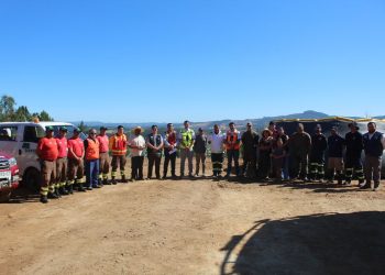 CONAF instala piscina autosoportante para combate de incendios en Quirihue