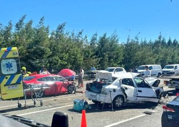 Un fallecido y 3 heridos en violenta colisión ocurrida en Autopista del Itata