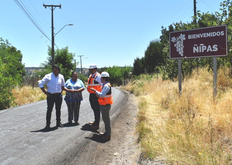 Comienza pavimentación de 5 kilómetros en 3 rutas de Ránquil por el MOP