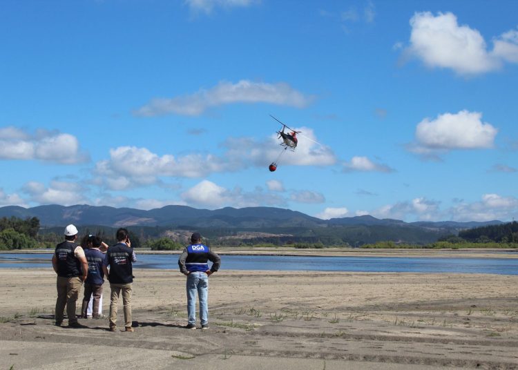 Delegación Presidencial de Itata impulsa la elaboración de pozos transitorios en el río Itata 