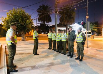 Carabineros realiza despliegue con inicio de actividades en escuelas y liceos de Itata