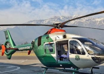 Helicóptero de Carabineros de Maule se suma a la búsqueda de los 7 pescadores desparecidos