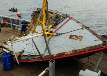 PDI realiza peritajes en restos hallados de la lancha Bruma, que naufragó en Coronel