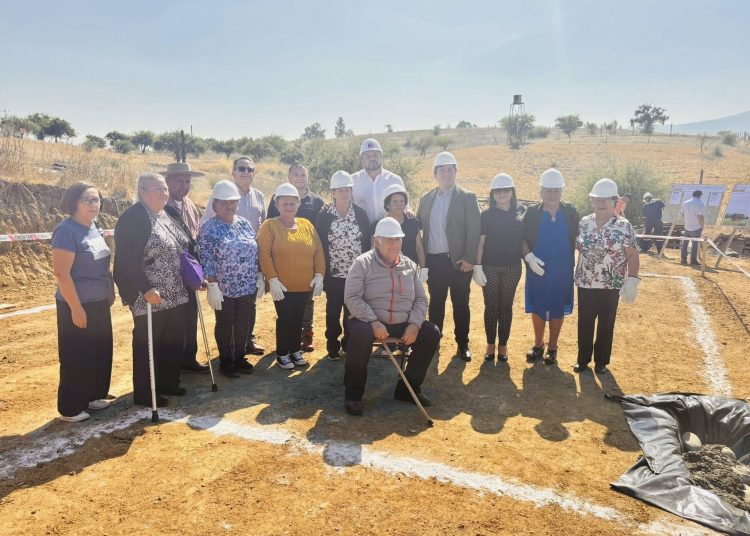 Se iniciaron las obras del Comité de Vivienda Los Trigales en Ninhue