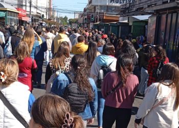 Profesores y asistentes de la educación de Ninhue, Portezuelo y Trehuaco marcharon en Chillán