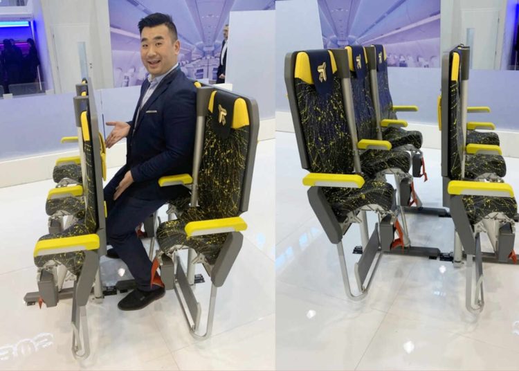 Viajar de pie en avión: internet reaviva la «bizarra» propuesta que haría las low cost aún más baratas