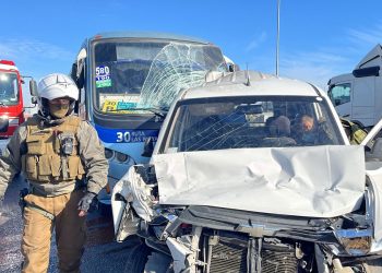 Una persona muerta deja colisión múltiple en cercanías de rotonda Bonilla de Concepción