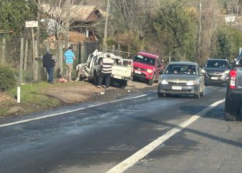 3 heridos graves y uno leve fue saldo de violenta colisión en Quirihue