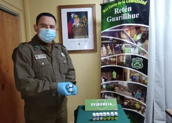 Carabineros detiene a una mujer por venta ilegal de fármacos controlados en Coelemu