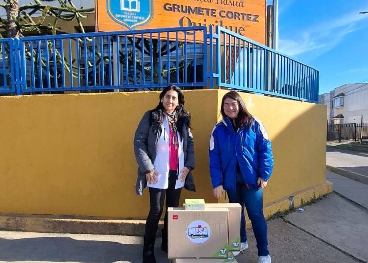 Estación de servicio COPEC de Quirihue donó valioso material a escuela Grumete Cortez