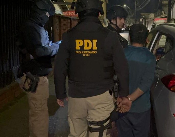 Detectives de la BH Chillán detienen a sujeto por homicidio ocurrido en San Nicolás