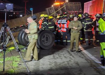 Fiscalía investiga fatal accidente entre dos camiones en Ruta 5 Sur, a la altura de San Carlos