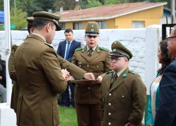 Coelemu: Carabineros de Guarilihue invistieron a su primer funcionario honorario